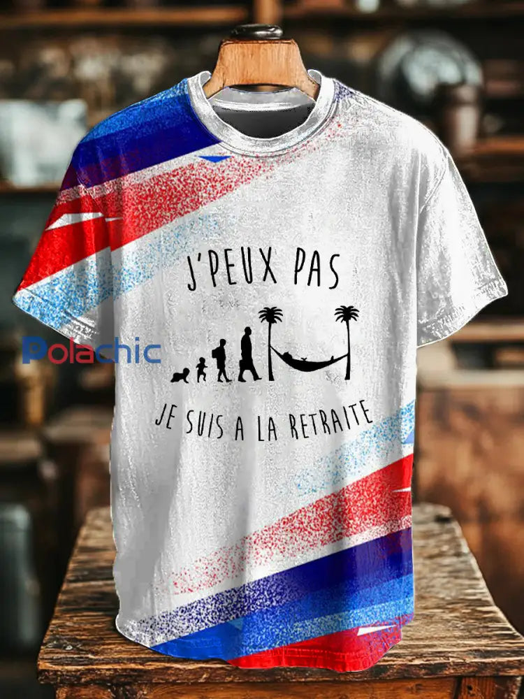 T-shirt à manches courtes J’Peux Pas Je Suis A La Retraite Homme comme image / S