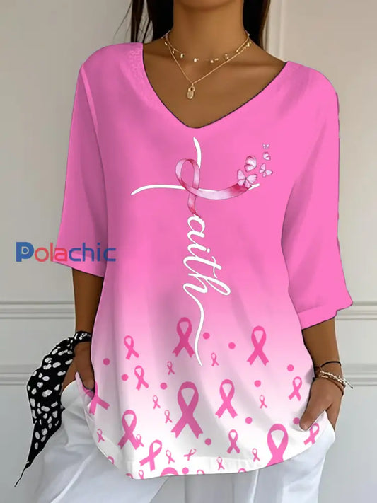 T-shirt à manches courtes pour femmes comme image / S