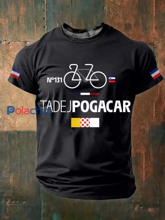 T-Shirt À Manches Courtes Tour De France Pour Homme comme image / S