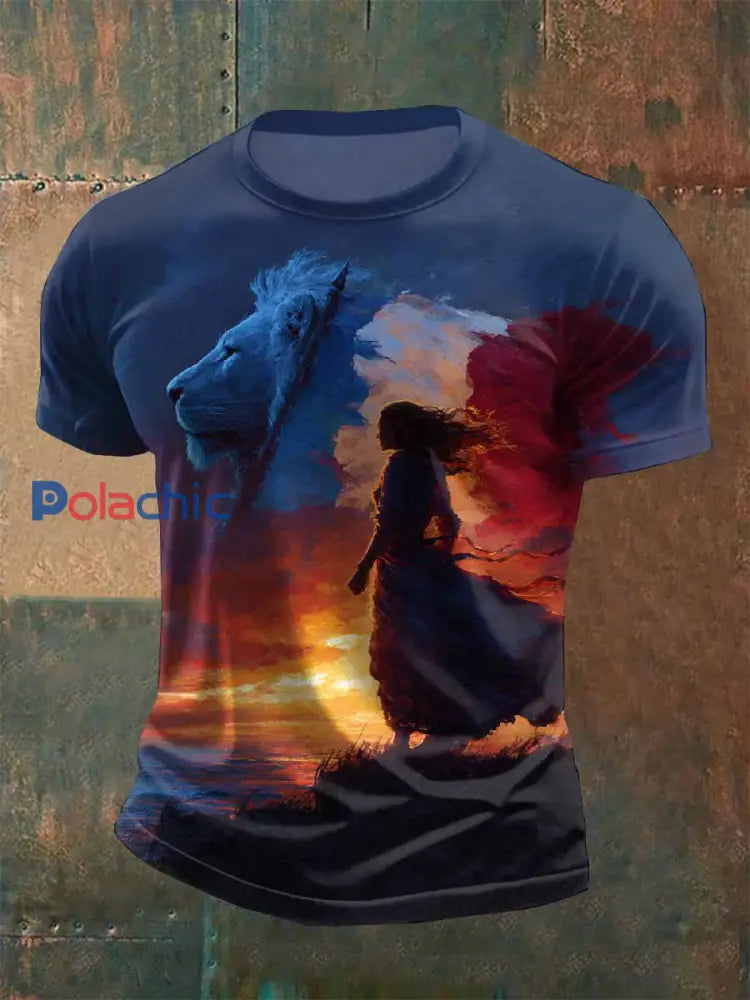 T-Shirt À Manches Courtes Vintage Marianna Pour Homme comme image / S