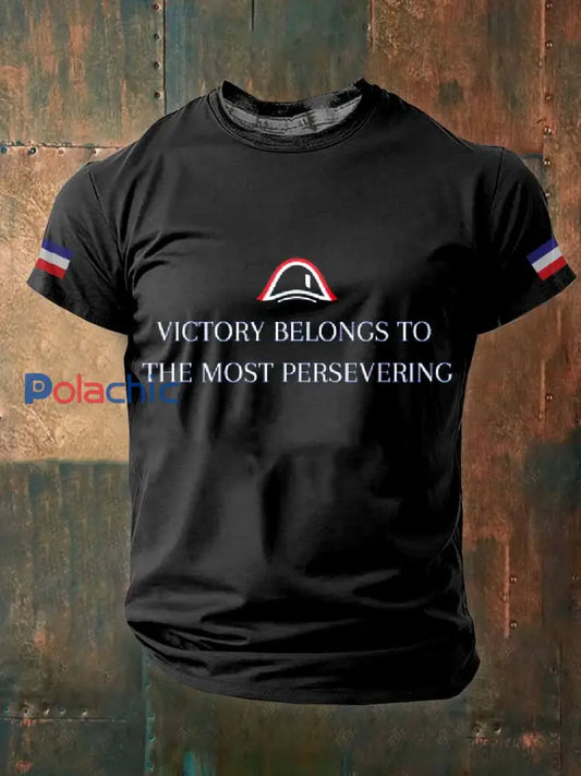 T-Shirt À Manches Courtes Vintage Napoléon Pour Homme comme image / S
