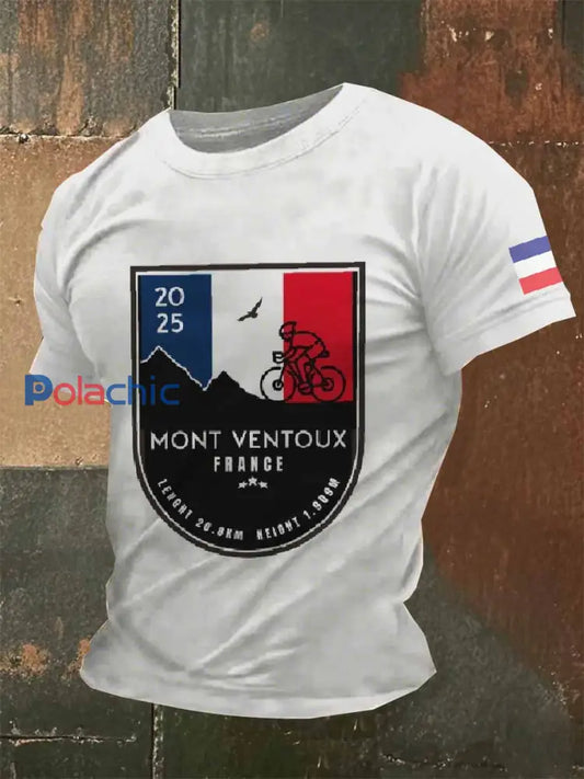 T-Shirt À Manches Courtes Vintage Tour De France Pour Homme comme image / S