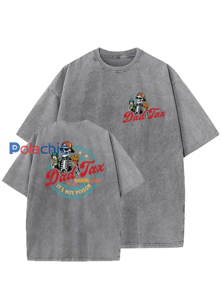 T-shirt DAD TAX pour homme Gris / S