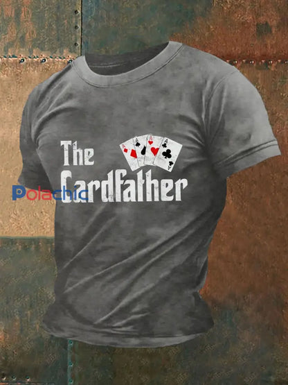 T-shirt de poker pour hommes Gris Clair / S