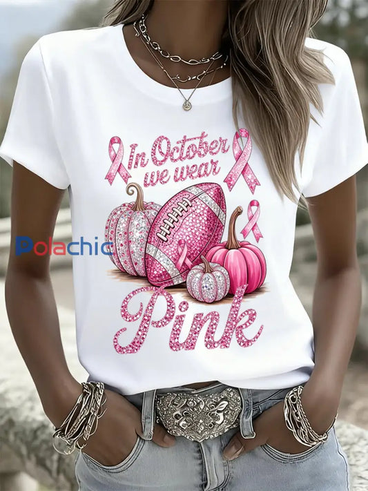 T-shirt décontracté à manches courtes Faith Cross Art pour femmes A / S