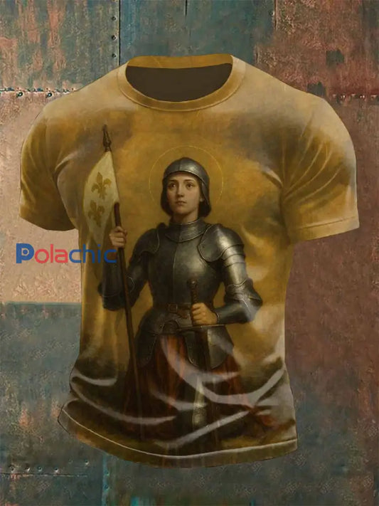 T-Shirt Décontracté À Motif Joan Of Arc Vintage comme image / S