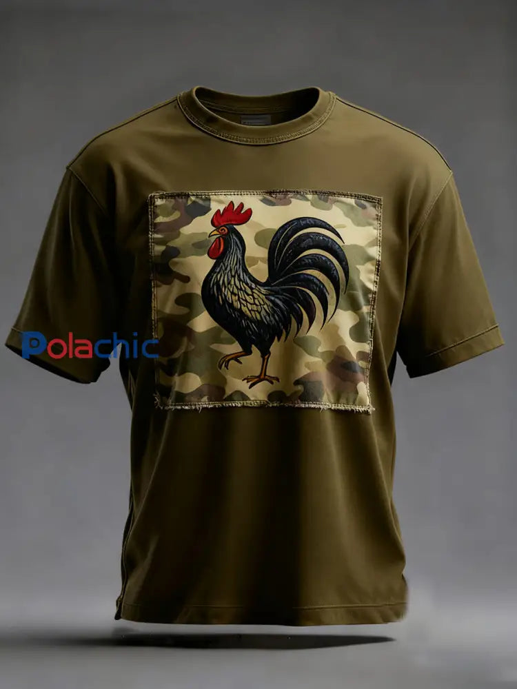 T-shirt décontracté Drapeau français Ricard pour homme A / S