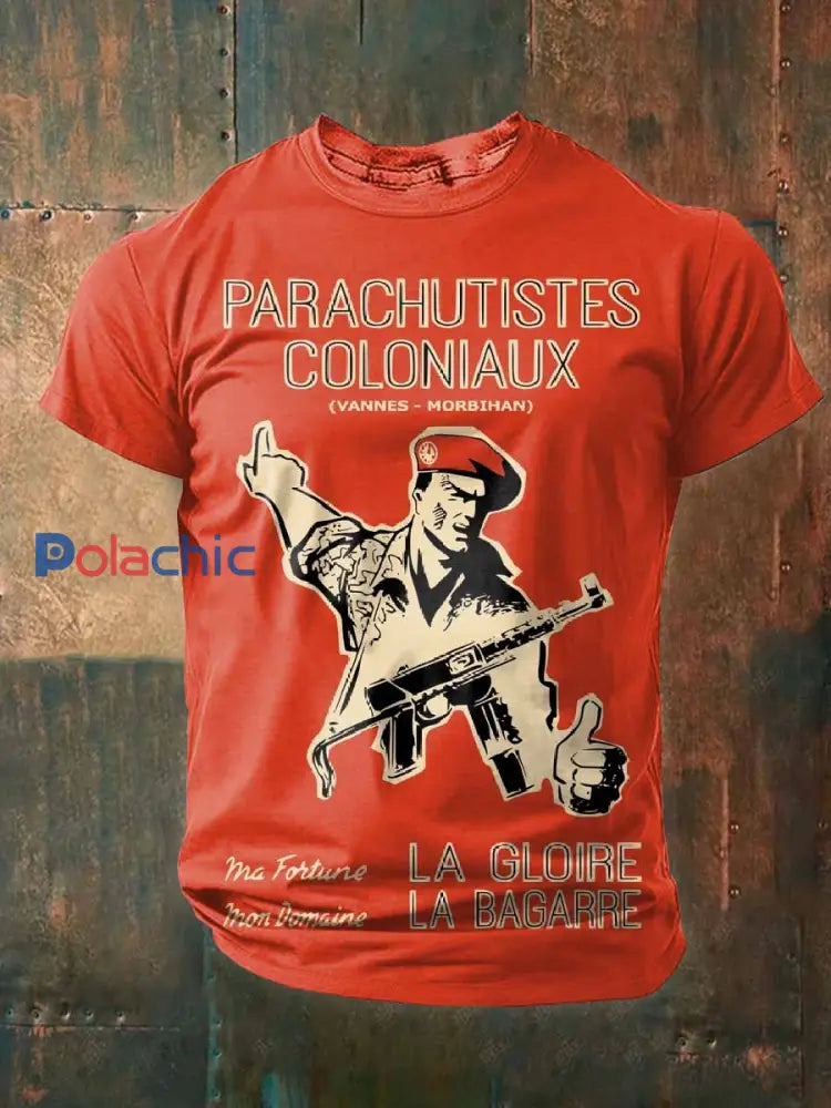 T Shirt Décontracté Imprimé Homme comme image / S