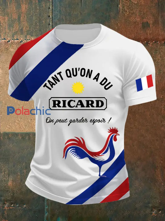 T-shirt imprimé à manches courtes Ricard Homme A / S