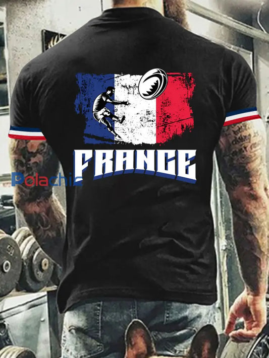 T-shirt imprimé French Rugby Homme A / S
