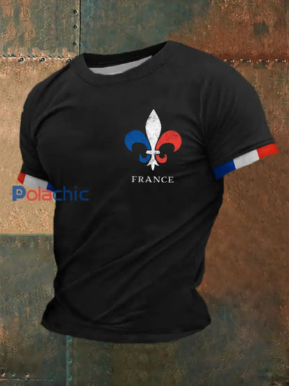 T-shirt imprimé The Fleur de Lys Homme Noir / S