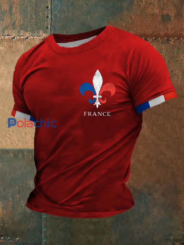 T-shirt imprimé The Fleur de Lys Homme Rouge / S