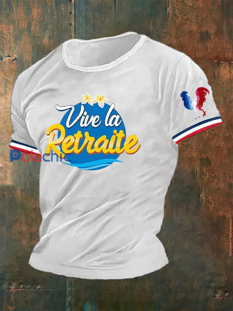 T-shirt La Retraite Homme Blanc / S