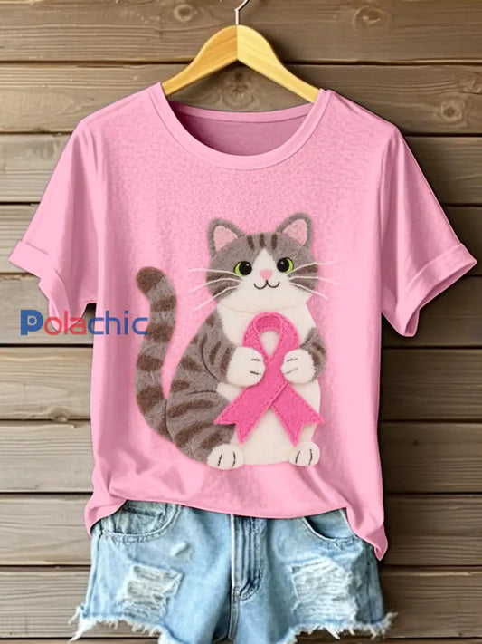 T shirt manches courtes femme Rose / S