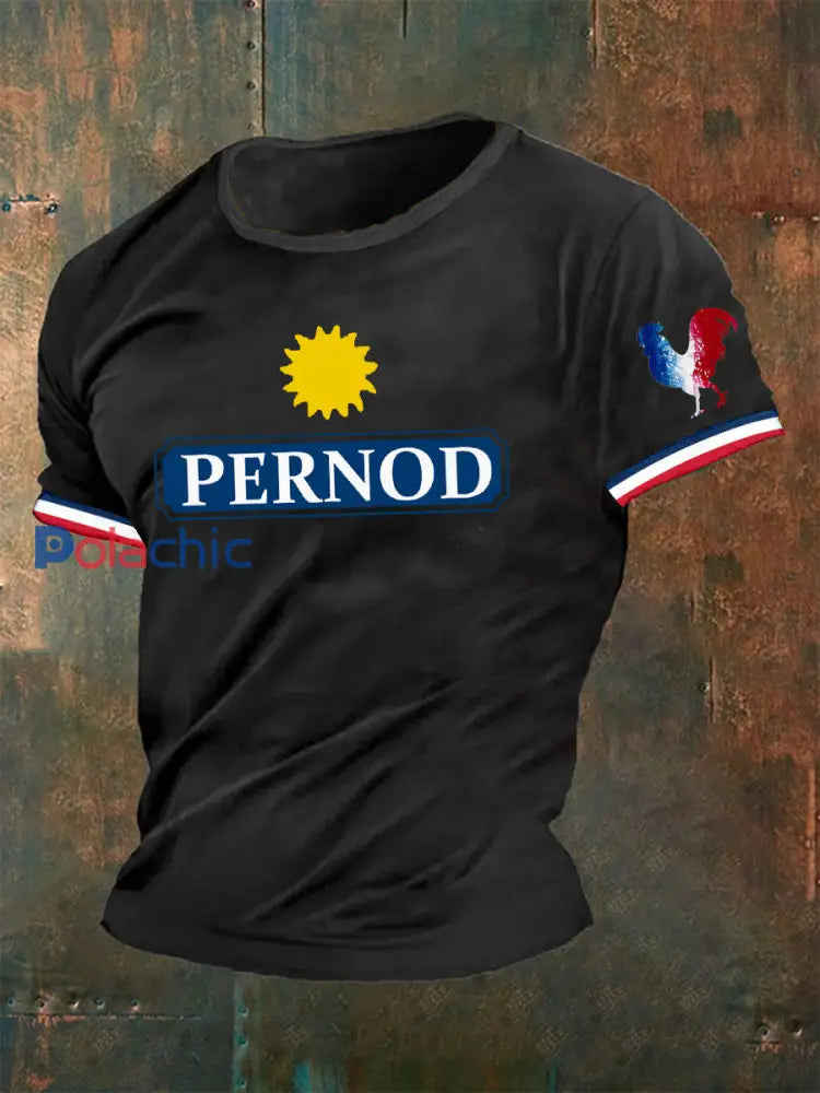 T-shirt Pernod Homme Noir / S