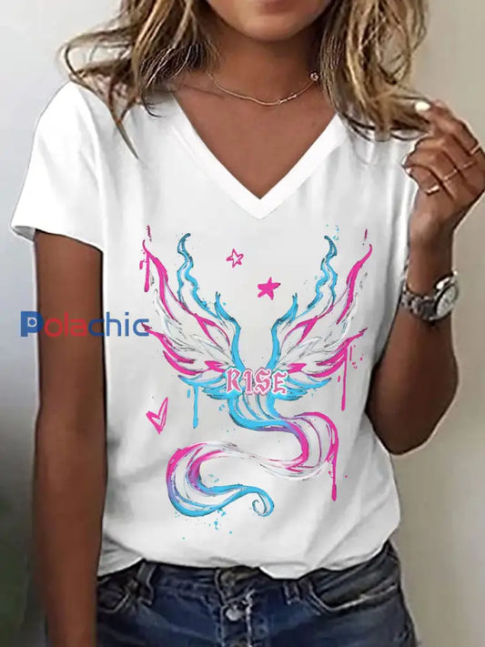 T-shirt Phoenix transgenre Blanc / S