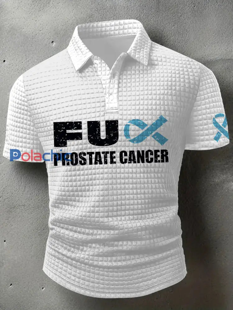 T shirt sensibilisation au cancer de la prostate pour homme Blanc / S