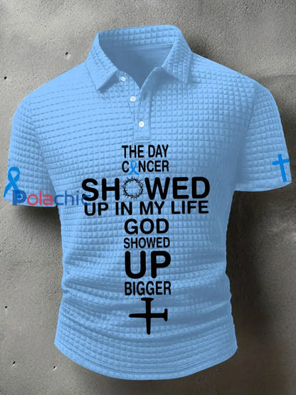 T shirt sensibilisation au cancer de la prostate pour homme Bleu clair / S