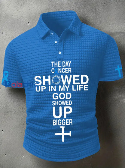 T shirt sensibilisation au cancer de la prostate pour homme Bleu / S