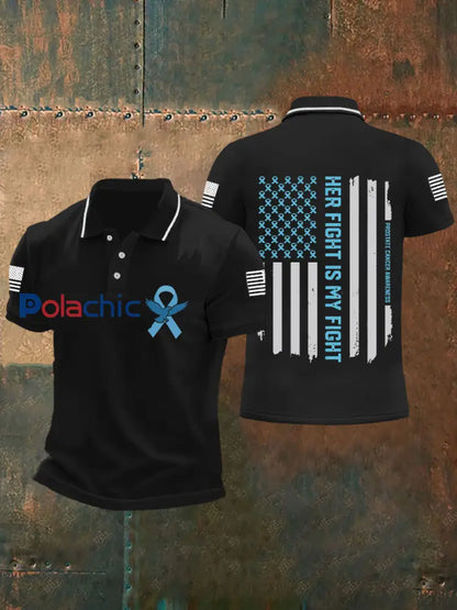 T shirt sensibilisation au cancer de la prostate pour homme Noir / S