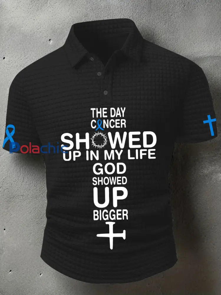 T shirt sensibilisation au cancer de la prostate pour homme Noir / S