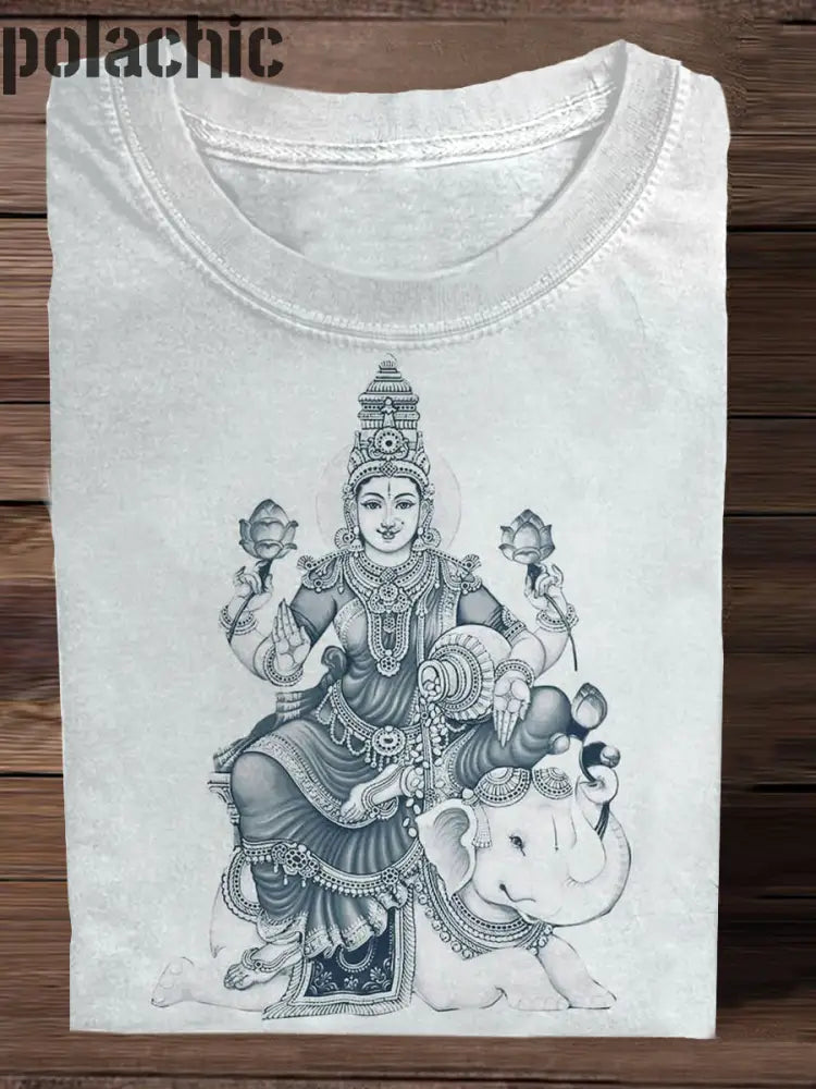 T-Shirt Unisexe À Manches Courtes Shiva Art Print