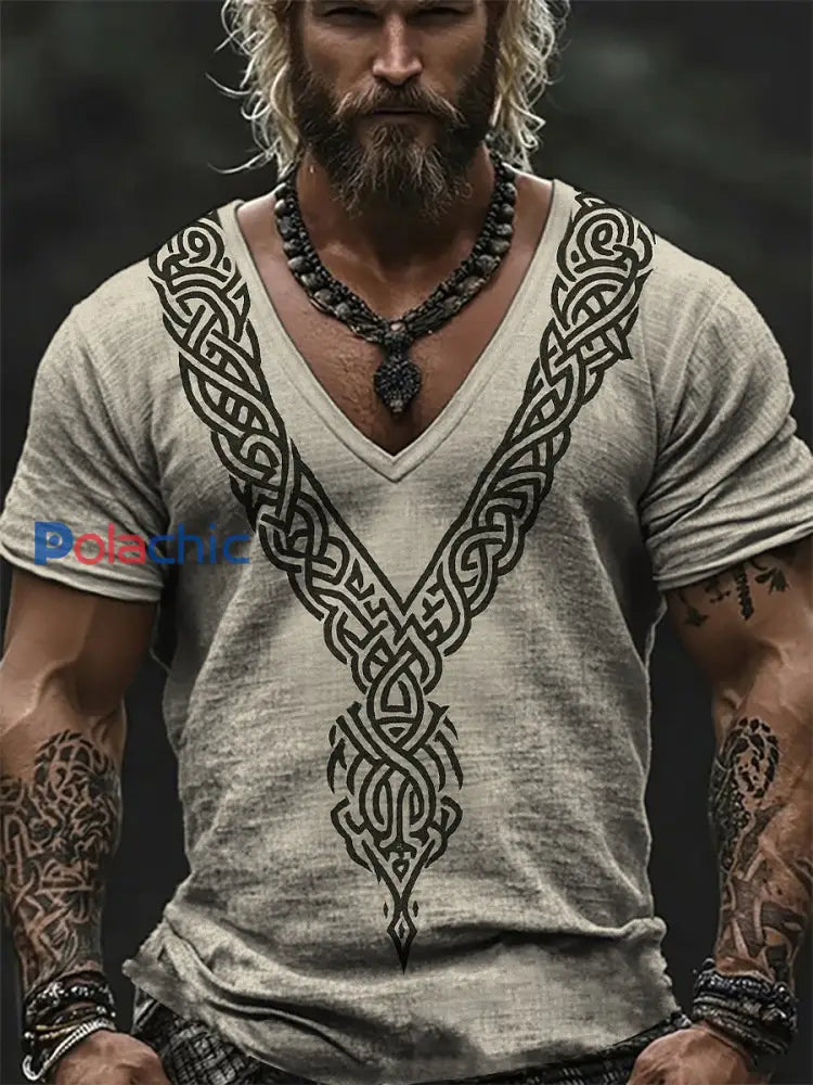 T-shirt Viking Homme Abricot / S
