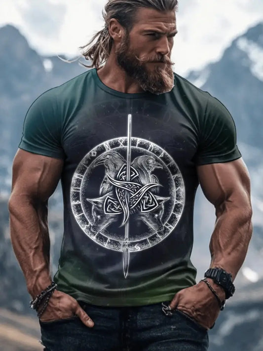 T-shirt Viking Homme comme image / S