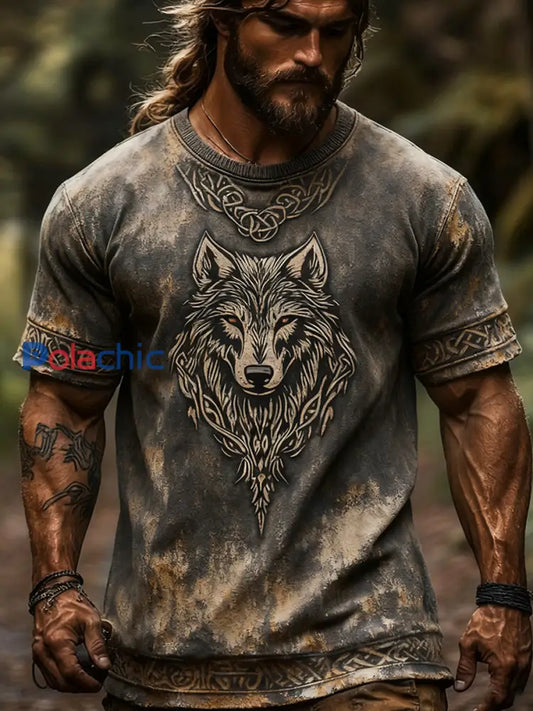 T-shirt Viking Homme comme image / S