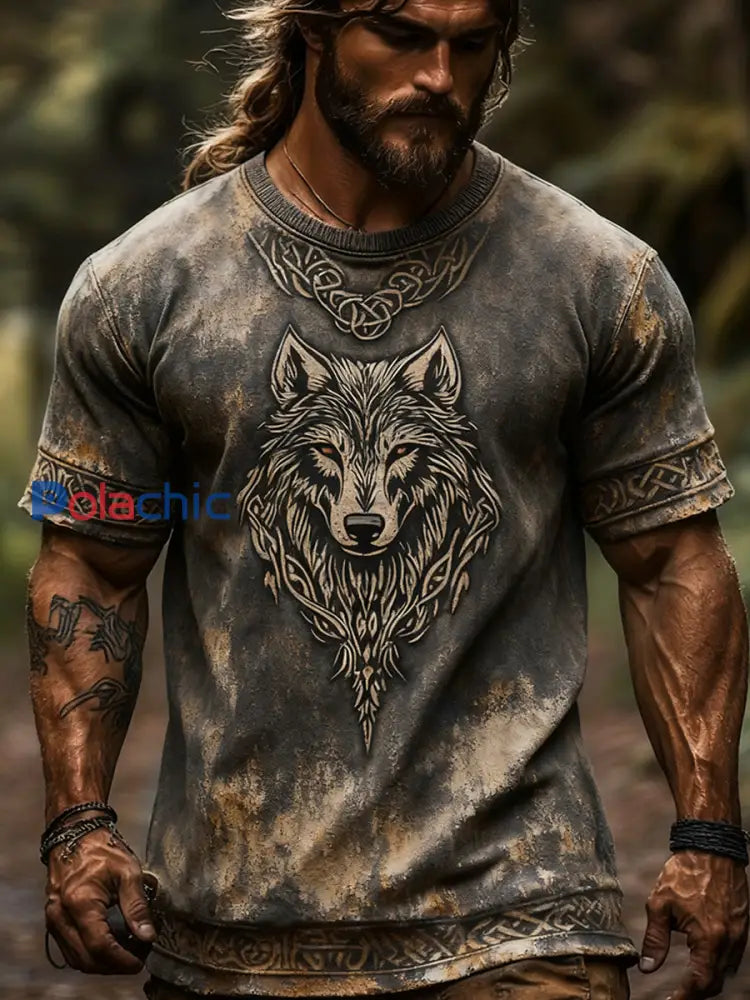 T-shirt Viking Homme comme image / S