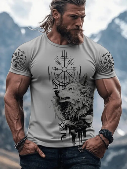 T-shirt Viking Homme Gris clair / S