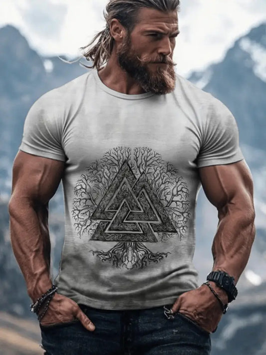 T-shirt Viking Homme Gris / S