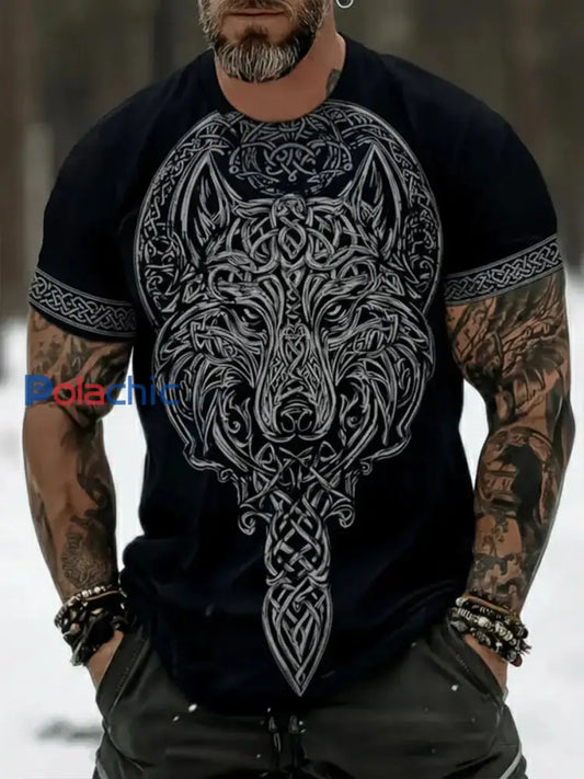 T-shirt Viking Homme Noir / S