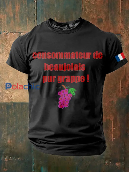 T Shirt Vintage Imprimé Homme comme image / S