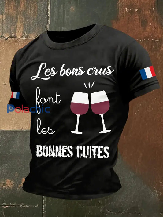 T Shirt Vintage Imprimé Homme comme image / S