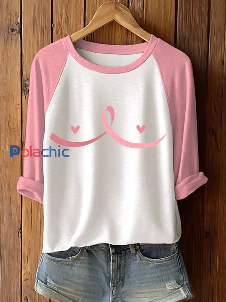 T-shirts Beat Breast Cancer pour femmes Rose / S