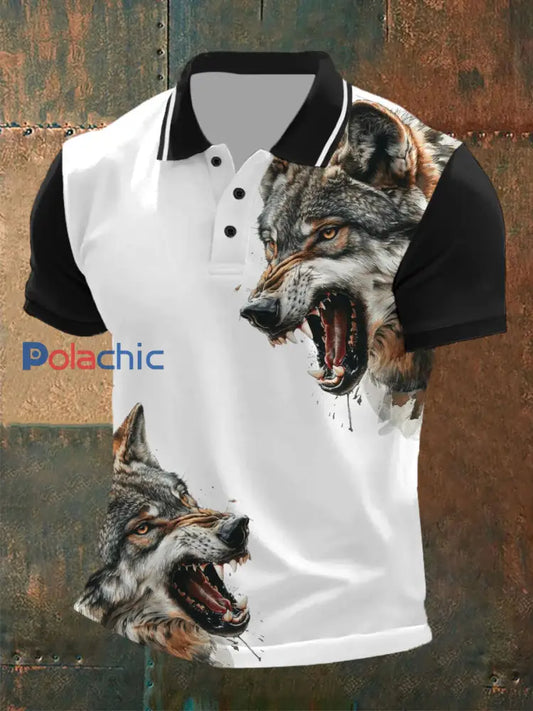 T-shirts imprimés Wolf Culture pour hommes comme image / S