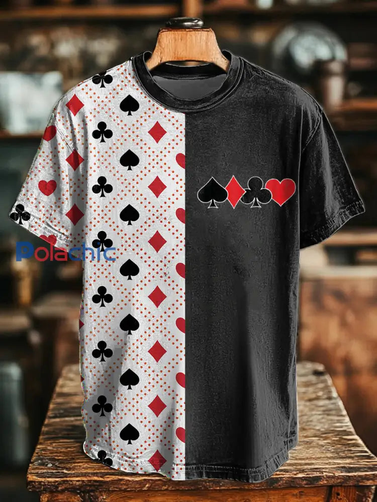 Tee-shirts unisexes à imprimé poker comme image / S
