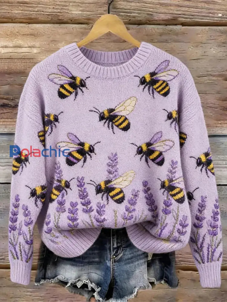 Top décontracté imprimé animal pour femmes Violet / S