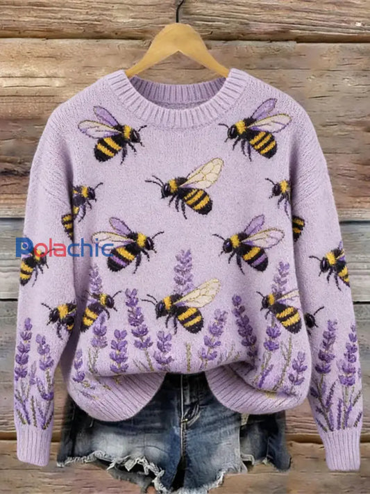 Top décontracté imprimé animal pour femmes Violet / S