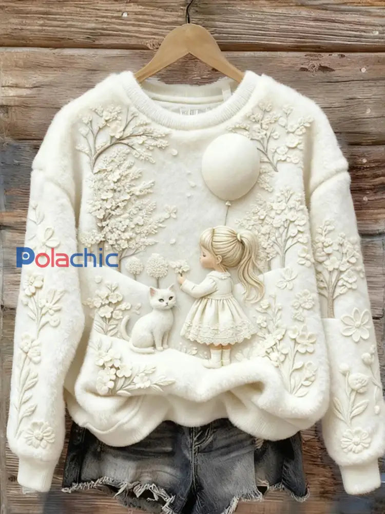 Top en flanelle décontracté à imprimé animal rétro pour femmes A / S