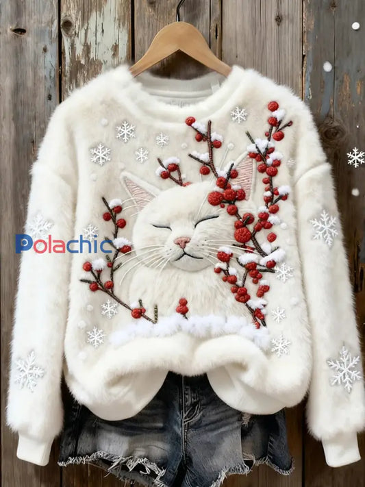 Top en flanelle décontracté à imprimé animal rétro pour femmes A / S