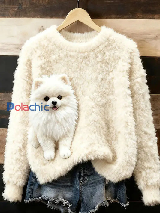 Top en flanelle décontracté à imprimé animal rétro pour femmes A / S