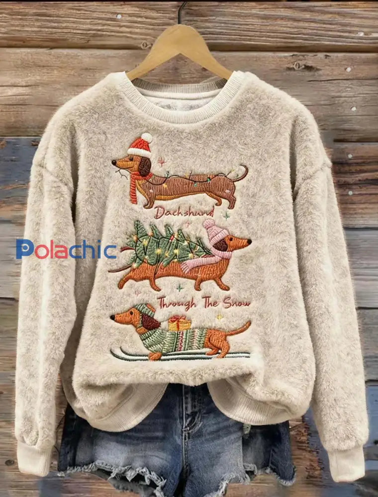 Top en flanelle décontracté à imprimé animal rétro pour femmes A / S