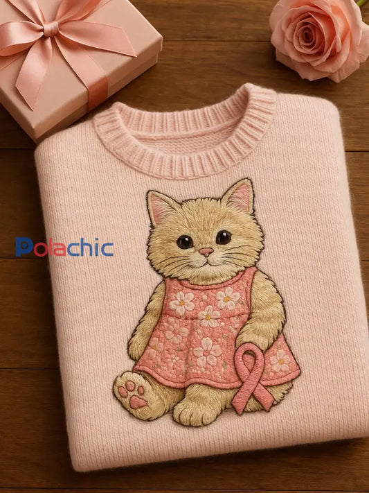 Top en tricot confortable à imprimé animal en feutre pour femmes A / S