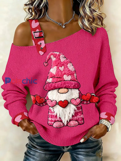 Tops Nain pour la Saint-Valentin Rose Foncé / S