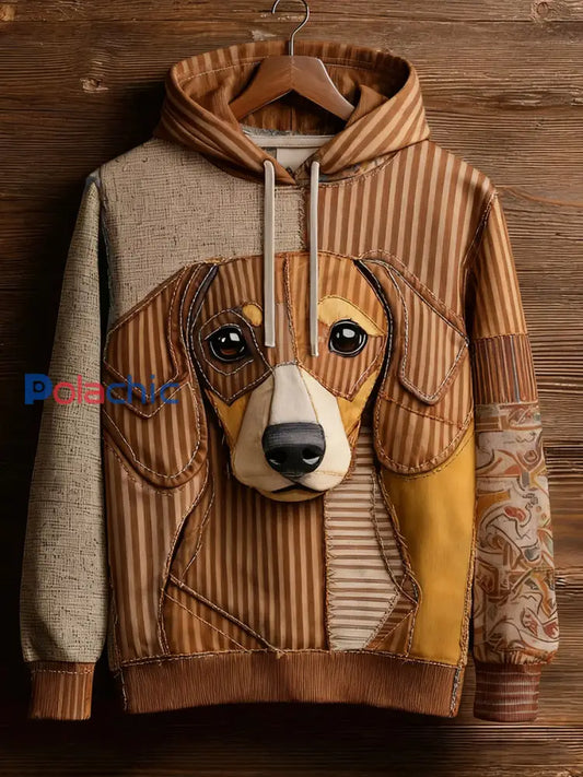 Unisexe Animal Art Print Casual Vintage Hoodie A / S