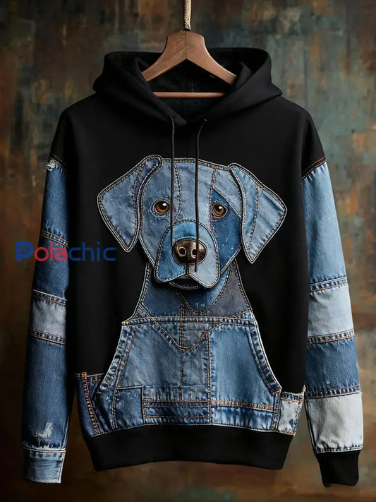 Unisexe Animal Art Print Casual Vintage Hoodie A / S