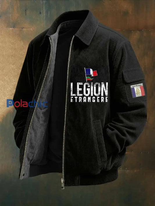 Veste À Imprimé Légion Étrangère Française Vintage comme image / S