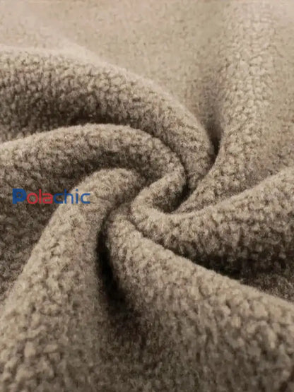 Veste décontractée en peluche rétro pour hommes
